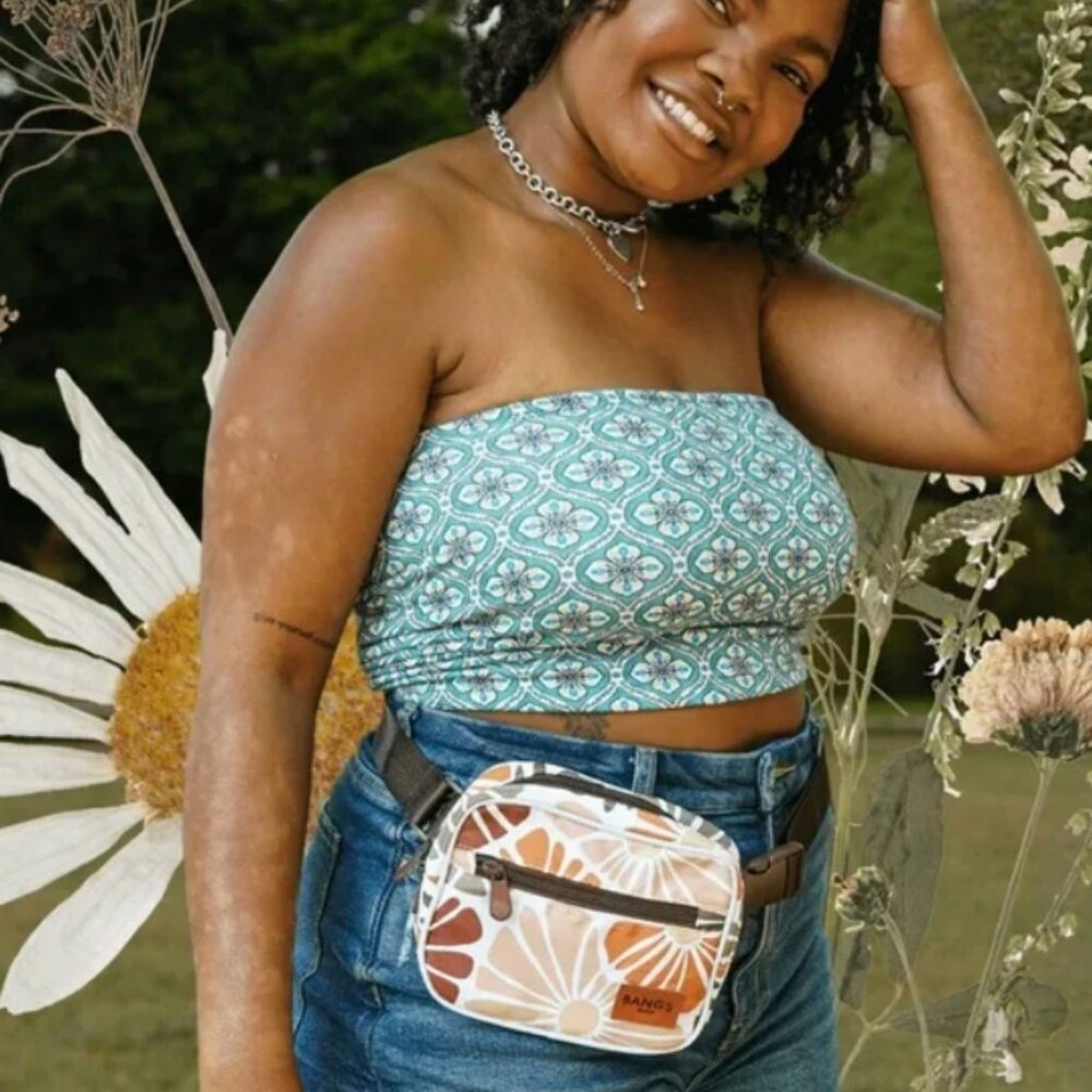 BRAND NEW - Still in Packaging - BANGS Shoes Floral Crossbody Bag